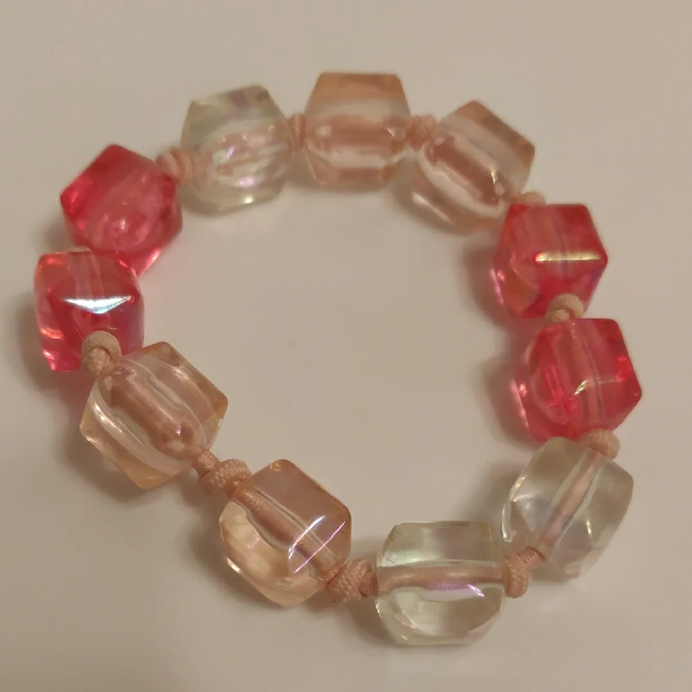 Beautiful Elegant Multi-Color Girls Beaded Bracelet and necklace set
